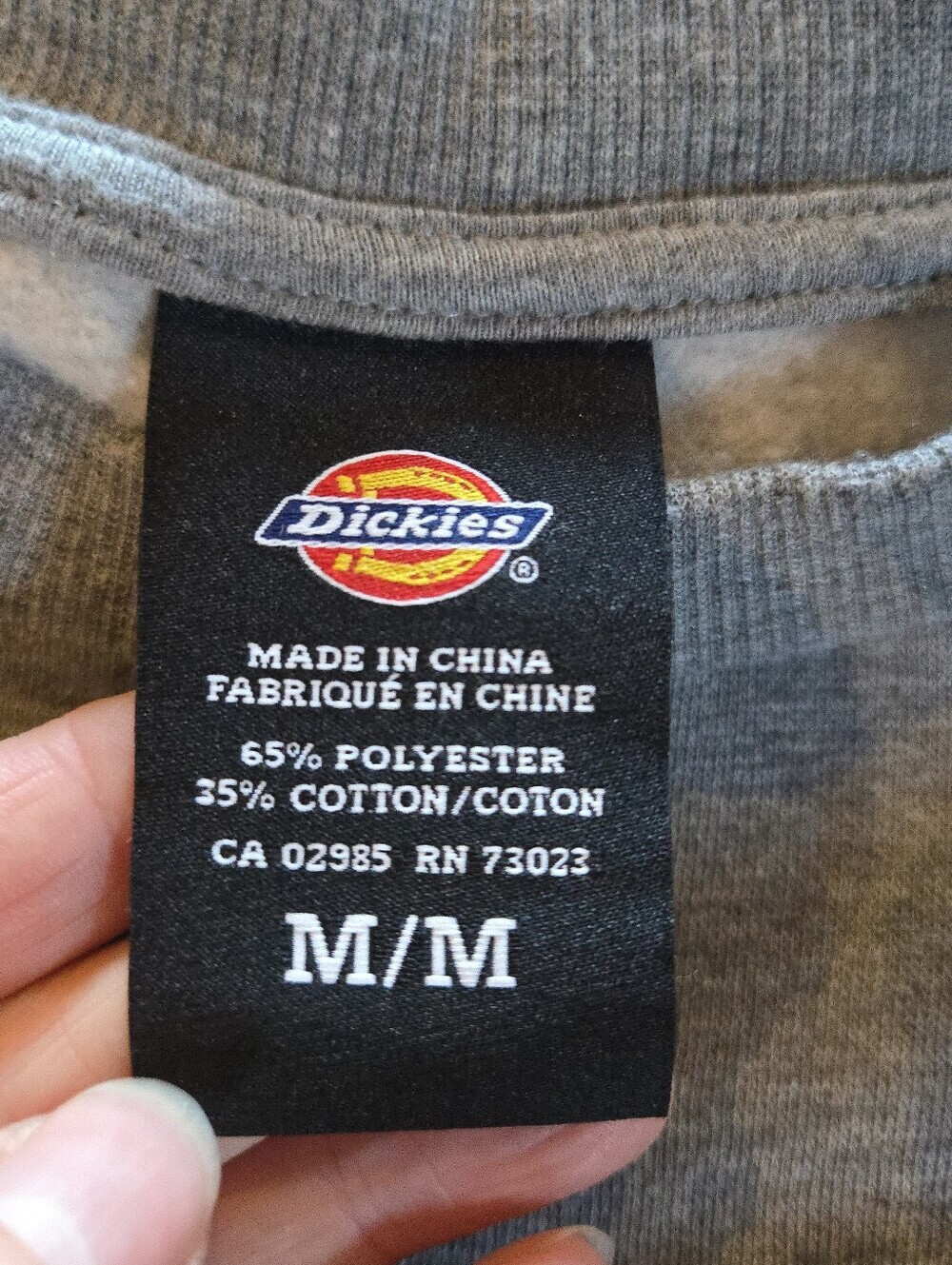Dickies | Varsity Logo Crewneck Sweatshirt Gray, Size M - Picture 4 of 8